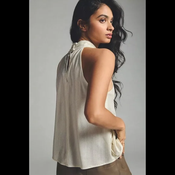 Anthropologie Sunday in Brooklyn Shine Halter Top - Picture 4 of 16